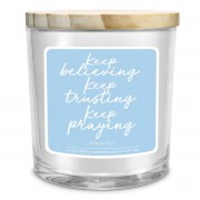 2pk -Soy Candle Keep Believing Trusting 13Oz - (Pack of 2) 2pk -Soy Candle Keep Believing Trusting 13Oz - (Pack of 2)