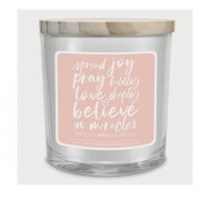 2pk -Soy Candle Spread Joy Pray Boldly 13Oz - (Pack of 2) 2pk -Soy Candle Spread Joy Pray Boldly 13Oz - (Pack of 2)