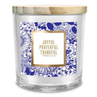 2pk -Soy Candle Joyful Prayerful Print 13Oz - (Pack of 2)
