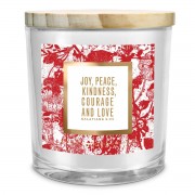 2pk -Soy Candle Peace Kindness Joy Love 13Oz - (Pack of 2) 2pk -Soy Candle Peace Kindness Joy Love 13Oz - (Pack of 2)