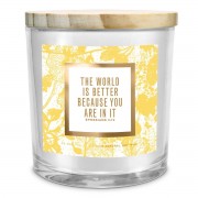 2pk -Soy Candle World Is Better Place 13Oz - (Pack of 2) 2pk -Soy Candle World Is Better Place 13Oz - (Pack of 2)