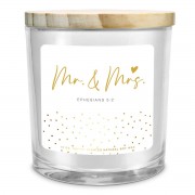 2pk -Soy Candle Mr And Mrs 13Oz Ephesians 5 - (Pack of 2) 2pk -Soy Candle Mr And Mrs 13Oz Ephesians 5 - (Pack of 2)