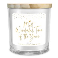 2pk -Soy Candle Most Wonderful Time Year 13Oz - (Pack of 2)