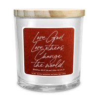 2pk -Soy Candle Love God Love Others 13Oz - (Pack of 2)