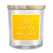 2pk -Soy Candle Start Each Day With God 13Oz - (Pack of 2) 2pk -Soy Candle Start Each Day With God 13Oz - (Pack of 2)