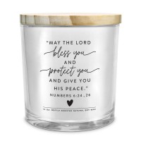 2pk -Soy Candle May The Lord Bless You 13Oz - (Pack of 2)