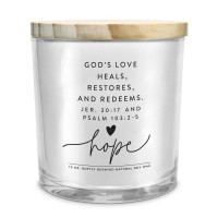 2pk -Soy Candle Gods Love Heals 13Oz - (Pack of 2)
