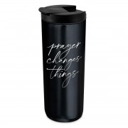 2pk -Tumbler Black 20oz Prayer Changes Things - (Pack of 2) 2pk -Tumbler Black 20oz Prayer Changes Things - (Pack of 2)