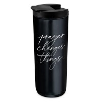2pk -Tumbler Black 20oz Prayer Changes Things - (Pack of 2) 2pk -Tumbler Black 20oz Prayer Changes Things - (Pack of 2)