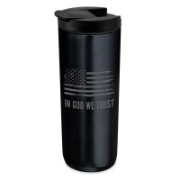 2pk -Tumbler Black 20 Oz In God We Trust - (Pack of 2)