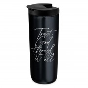 2pk -Tumbler Black 20 Oz Trust God Through It - (Pack of 2) 2pk -Tumbler Black 20 Oz Trust God Through It - (Pack of 2)