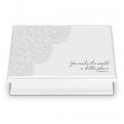 2pk -Keepsake Box You Make The World Lace Top - (Pack of 2) 2pk -Keepsake Box You Make The World Lace Top - (Pack of 2)