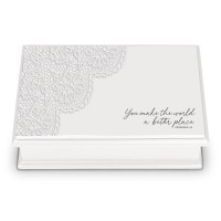 2pk -Keepsake Box You Make The World Lace Top - (Pack of 2)