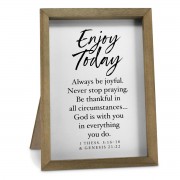 2pk -Tabletop Enjoy Today Be Joyful Thankful - (Pack of 2) 2pk -Tabletop Enjoy Today Be Joyful Thankful - (Pack of 2)
