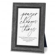 2pk -Plaque Prayer Changes Things James 5:16 - (Pack of 2)