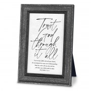 2pk -Plaque Trust God Proverbs 3:5-6 - (Pack of 2)