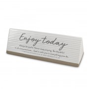 2pk -Tabletop Reminder Enjoy Today 2.25"H - (Pack of 2) 2pk -Tabletop Reminder Enjoy Today 2.25"H - (Pack of 2)