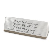 2pk -Tabletop Reminder Keep Believing 2.25H" - (Pack of 2)