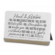 2pk -Tabletop Plaque Heal And Restore White - (Pack of 2) 2pk -Tabletop Plaque Heal And Restore White - (Pack of 2)
