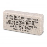2pk -Tabletop Scripture Block Blessed 2.25"H - (Pack of 2) 2pk -Tabletop Scripture Block Blessed 2.25"H - (Pack of 2)