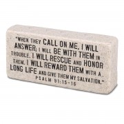 2pk -Tabletop Scripture Block Call On Me2.25" - (Pack of 2) 2pk -Tabletop Scripture Block Call On Me2.25" - (Pack of 2)