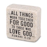2pk -Tabletop Scripture Stone Believe 2.25"H - (Pack of 2)