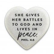 2pk -Scripture Stone Hope Heart Peace - (Pack of 2) 2pk -Scripture Stone Hope Heart Peace - (Pack of 2)