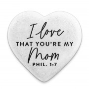 2pk -Scripture Stone Love That You Are My Mom - (Pack of 2) 2pk -Scripture Stone Love That You Are My Mom - (Pack of 2)