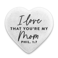 2pk -Scripture Stone Love That You Are My Mom - (Pack of 2)