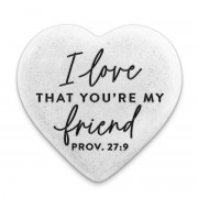 2pk -Scripture Stone Love That You Are Friend - (Pack of 2) 2pk -Scripture Stone Love That You Are Friend - (Pack of 2)