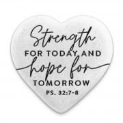 2pk -Scripture Stone Hope Heart Strength - (Pack of 2) 2pk -Scripture Stone Hope Heart Strength - (Pack of 2)