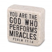 2pk -Scripture Block God Who Performs - (Pack of 2) 2pk -Scripture Block God Who Performs - (Pack of 2)