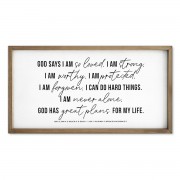 Framed Art Identity Declaration 40 x 20 Framed Art Identity Declaration 40 x 20