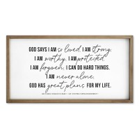 Framed Art Identity Declaration 40 x 20