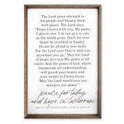 Framed Art Peace Declaration 20 x 30 Framed Art Peace Declaration 20 x 30