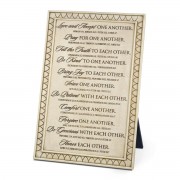 2pk -Tabletop Word Study Plaque One Another - (Pack of 2) 2pk -Tabletop Word Study Plaque One Another - (Pack of 2)