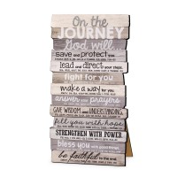 2pk -Tabletop Stacked Plaque Journey 10"H - (Pack of 2)