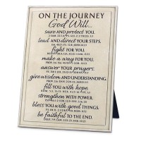 2pk -Tabletop Plaque Word Study Journey 8"H - (Pack of 2)