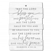 2pk -Wall Plaque Hold Hope Stacked Bless Med - (Pack of 2)