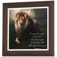 Framed Wall Art Be Strong & Courageous Framed Wall Art Be Strong & Courageous