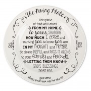 2pk -Decorative Plate The Giving Plate 9.5"D - (Pack of 2) 2pk -Decorative Plate The Giving Plate 9.5"D - (Pack of 2)