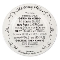 2pk -Decorative Plate The Giving Plate 9.5"D - (Pack of 2) 2pk -Decorative Plate The Giving Plate 9.5"D - (Pack of 2)