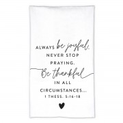 2pk -Tea Towel Hold Onto Hope Be Joyful White - (Pack of 2) 2pk -Tea Towel Hold Onto Hope Be Joyful White - (Pack of 2)