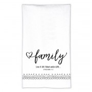 2pk -Tea Towel Artisan Doodles Family Eph 5:2 - (Pack of 2) 2pk -Tea Towel Artisan Doodles Family Eph 5:2 - (Pack of 2)