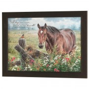 Framed Wall Art Pastoral Scene Rom.8:28
