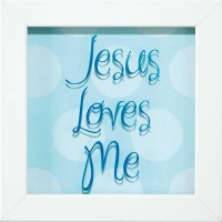 FRMD ART W JESUS LOVES ME BOY