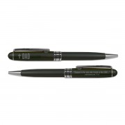2pk -Pen Dad Jeremiah 17:7 Black Metal - (Pack of 2)
