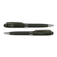 2pk -Pen Dad Jeremiah 17:7 Black Metal - (Pack of 2)