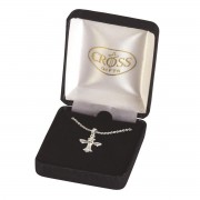 Necklace Flare Cross with Crystal Necklace Flare Cross with Crystal
