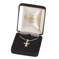 Necklace Bud Cross with Crystal Necklace Bud Cross with Crystal